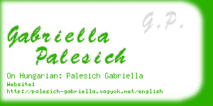 gabriella palesich business card